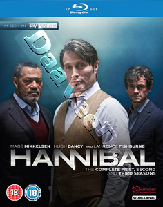 Hannibal |Complete Seasons 1-3 | Hannibal - Seasons One, Two & Three |39 Episodes  Blu-Ray